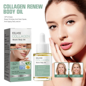 EELHOE Collagen Body Oil Lifting Firming Arms Belly Fat Buttocks Sculpting Moisturizing Reduce Fine Lines Wrinkles Skin Tightening Oil Body Oil Lifting Firming Arms Belly Fat Buttocks Sculpting Moisturizing Reduce Fine Lines Wrinkles Skin Tightening Oil