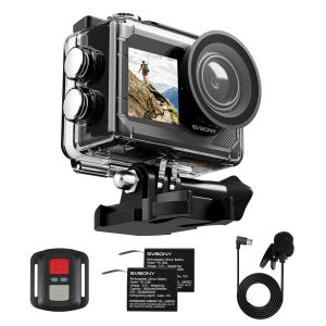Svbony SVGo2 Action Camera 4K/30fps IPX8 waterproof for diving surfing and perfect for casual sports and daily vlog