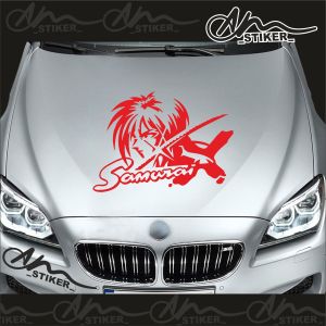 CUTTING STIKER  MOBIL ANA MULYA STIKER KAP MESIN DAN BODY MOBIL STIKER SAMURAI NO 02