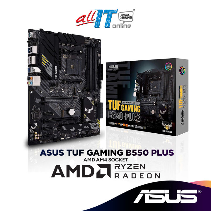 Asus TUF GAMING B550-PLUS AMD AM4 Socket ATX Motherboard | Lazada
