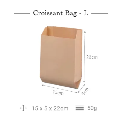 Kraft Paper Bag White and Brown Kraft Paper Bags for Food Storage Kitchen Supplies Household Supplies