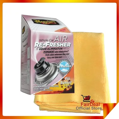 Meguiars G201502EU Whole Car Air Re-Fresher Odour Eliminator Mist Fiji Sunset Scent Air Bomb 59ml