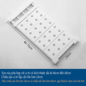 Kệ chia ngăn tủ đa năng không cần khoan không cần bắt vít lắp vách ngăn siêu tiện lợi chịu lực 40kg