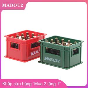 [COD] MADOU2 Chai uống bia mini nhà búp bê 1:12 hộp bia hộp đồ uống đồ chơi trang trí nhà bếp quầy bar
