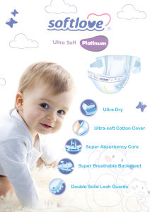 SoftLove Platinum baby diaper3 pack Combo (TAPE)