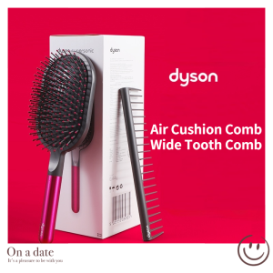 Dyson Comb Wide Tooth Air Detangling Hairdressing Rake Hair Styling Massage Sharon Brush Set 2Pc Tool Accessories