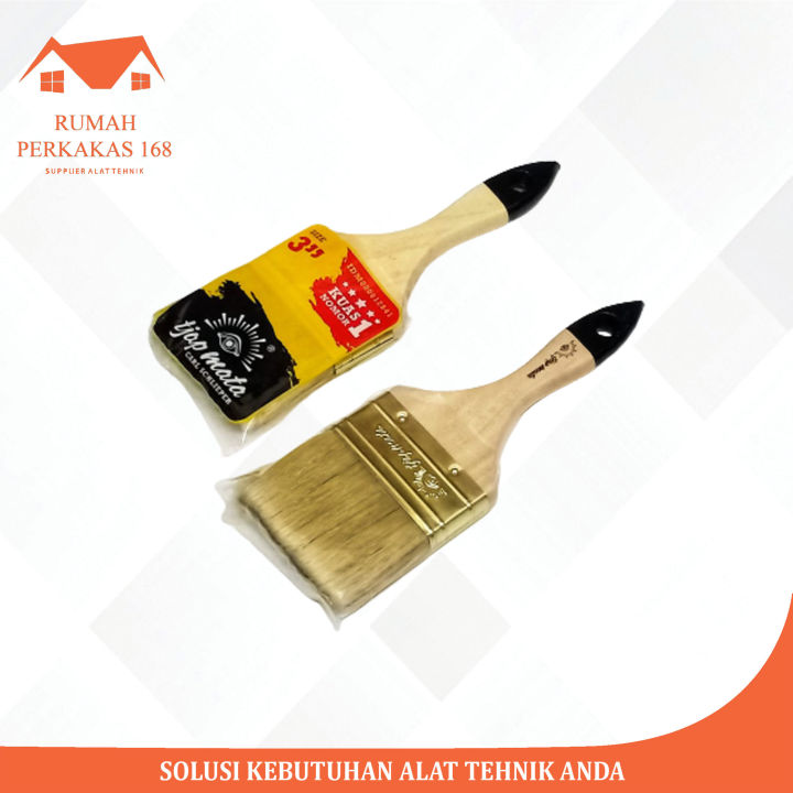 Kuas Tangan Cat Inch In Cat Tembok Kayu Minyak Tjap Mata Lazada Indonesia