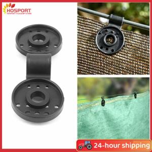 【HOSPORT】5 ชิ้นเฉดสีคลิปคลิปพลาสติกสีดำกลมซ้ำได้