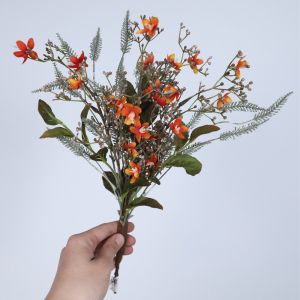 MMLUCK artificial plants home display Luxury Artificial Daisy Flower Branch Plastic Real Touch Silk Fake Flowers Flower Arrangement Floral Art Simulation Chrysanthemums Wedding