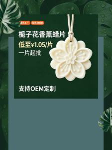 Gardenia scented wax tablets for wardrobe deodorization long-lasting fragrance aromatherapy pendant in-stock wholesale direct supply from factory floral car fragrance