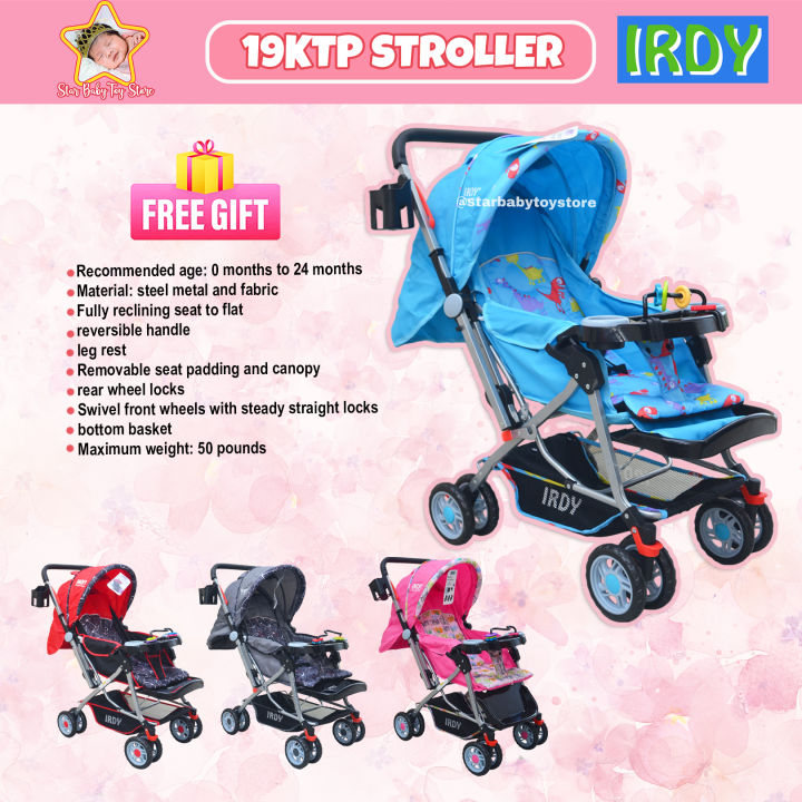 Star Baby Toy Store Irdy 19KTP Stroller with Food Tray and Bottle Holder for Baby Lazada PH