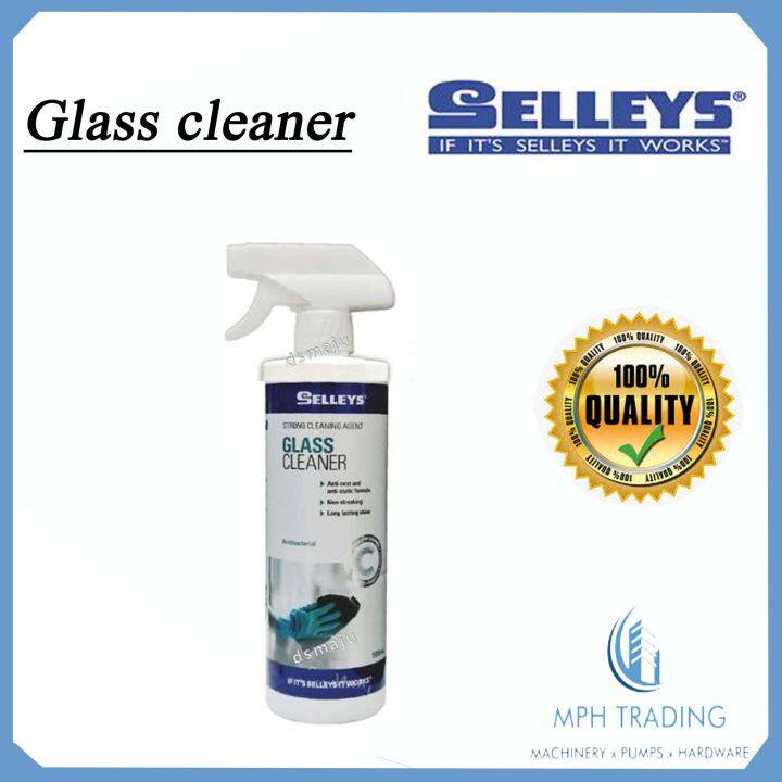 Selleys Anti Bacteria 500ml Glass Cleaner Easy Spray On Makes Clearer ...