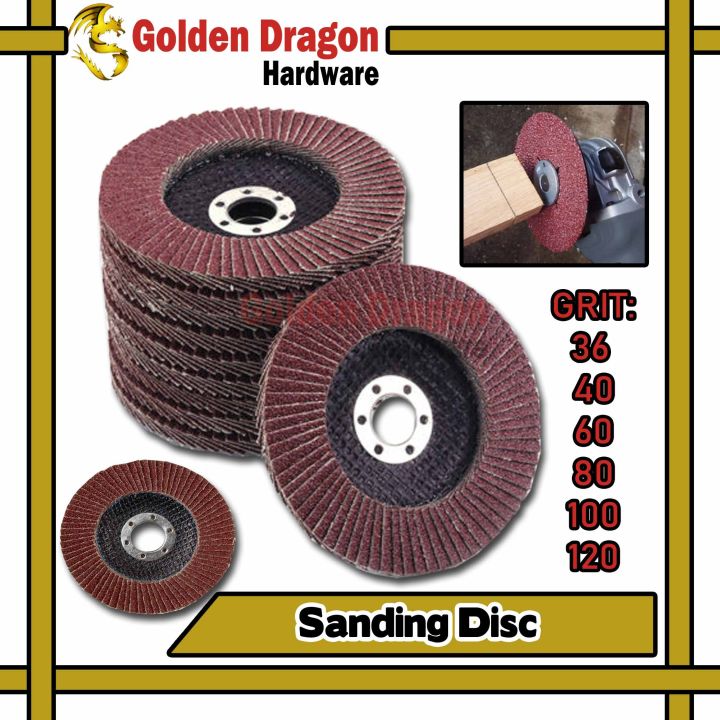 Flap Disc MASO - Dischi abrasivi per smerigliatrice angolare, grana 115 mm, grana 40 60 80 120, per smerigliatrice angolare (60 mm