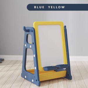 KiDDiE CASTLE Ready Stocks 🇲🇾 2 in 1 Drawing Board (White Board Chalkboard) Markers Writing Magnetic White Board Stand for Children