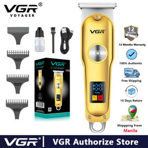 VGR V-071 Hair Clipper Engraving Metal Electric Hair Clipper Stainless Steel Blade Hair Clippers Hair Cutting Machine