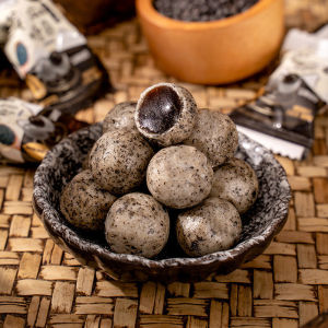 Kẹo dẻo hình viên mè đen dạng bật lên Ngăn ngừa rụng tóc và điều trị tóc bạc Black Sesame Ball Gummies Anti-Hair Loss Supplement Nutritious