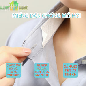 Miếng Dán Thấm Hút Mồ Hôi Cổ Áo Tay Áo Nón Dùng 1 Lần Tiện Dụng