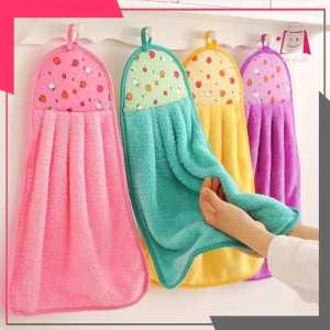 -Kain Lap Tangan Gantung Motif Apel / Kain Lap Tangan / Kain Lap Tangan Motif Apel Lucu