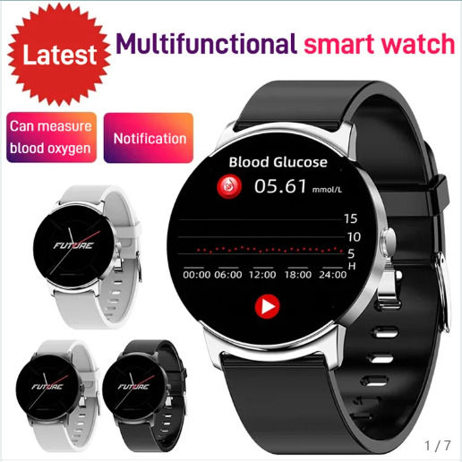 Smart Watch Blood Glucose Bluetooth Call HD Touch Screen Smartwatch ...