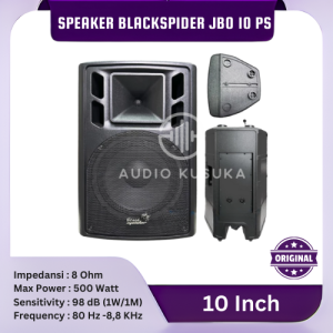 SPEAKER BLACK SPIDER JBO 10 PS PORTABLE SPEAKER JBO10PS SPEAKER PASIF 10 INCH JBO 10PS ORIGINAL