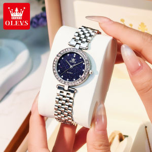 OLEVS Jam Tangan Wanita Original Anti Air Tahan Analog Fashion  Watch Women Cod Hadiah Ultah Buat Istri Spesial