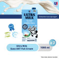 [Paket isi 3 pcs] Ultra Milk Susu UHT Full Cream 1L. 