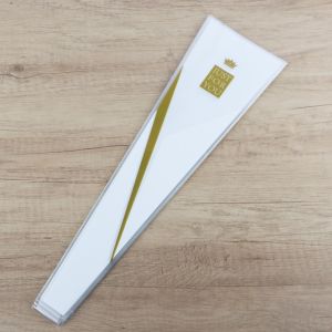 YUDESHUI 50Pcs Vương miện Túi gói hoa Chống thấm nước Trong suốt Túi đựng hoa Hoa đơn Giấy gói bó hoa Ngày Valentine