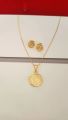 【BY】24k Thailand Gold Plated Heart Necklace!TH04#Send the box. 