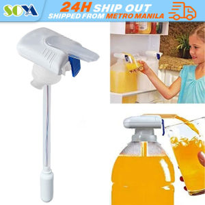 Automatic Drink Dispenser Magic Tap Electric Water Milk Beverage Dispenser The Magic Bottle Tap Automatic Drink Milk Dispenser Straw Suction Pump Automatic Juice Beverage Straw Spill Proof Automatic Drink Dispenser Tap Milks Spill Proof