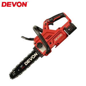 Devon Cordless Chainsaw Brushless Motor 4557 20v 7.9m/s Chế biến gỗ Universal Flexible Battery Platform Tự động tiếp nhiên liệu