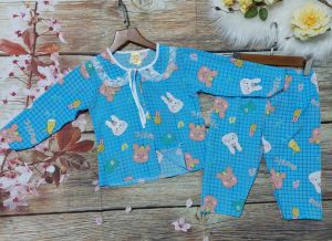Bộ đồ pijama tay dài cho bé gái bộ đồ mặc nhà từ 9-20kg GIAO MÀU NGẪU NHIÊN