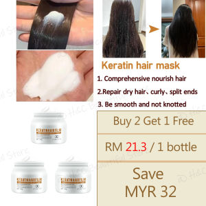 Hair mask Keratin hair masker Keratin hair treatment 500ml Hair film Repair damaged hair Moisturise and smooth the hair Keratin hair treatment mask for natural hair fast and powerful nourishing treatment for dry and damaged hair