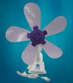 ZH Table Clip fan 5 Blades Clip fan Mini Home Electric fan Portable Table Fan Desk Fan Mini Fan (gyph). 