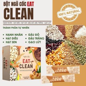 ✅ Bột ngũ cốc Eat Clean Hộp 15 Gói [Chính Hãng Cao Cấp] ✅ Thay thế bữa ăn hỗ trợ giảm cân kiểm soát cân nặng hoàn hảo