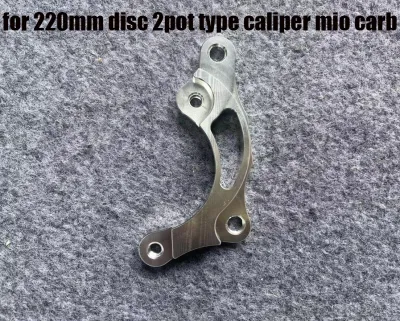 For 2pot caliper disc bracket 200mm 220mm 267mm 260mm mio beat click genio scoopy wave 125