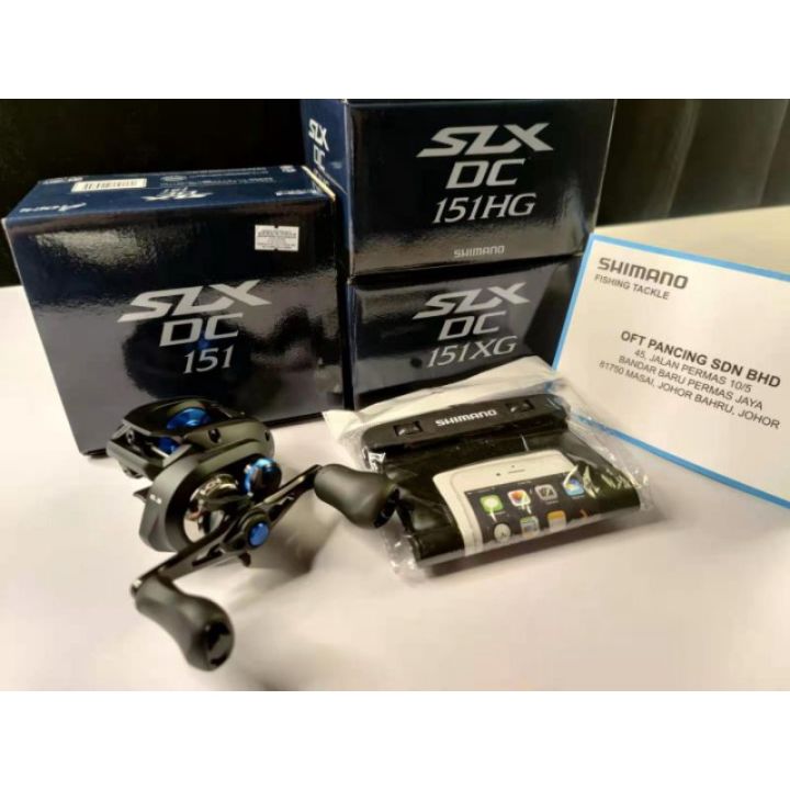 SHIMANO 19' SLX DC BAITCASTING FISHING REEL WITH YEAR WARRANTY