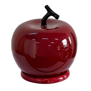 TIASTY Ceramics Fruit Theme Toothpick Box Dust-proof Decorative Dental Floss Storage Box  Ornament Fruit Shape Toothbridge Holder Home Office