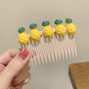 Kids Girls Hair Comb Cartoon Cute Hairpin Headdress Hair Accessory Flowers Animals Comb Bangs Hair