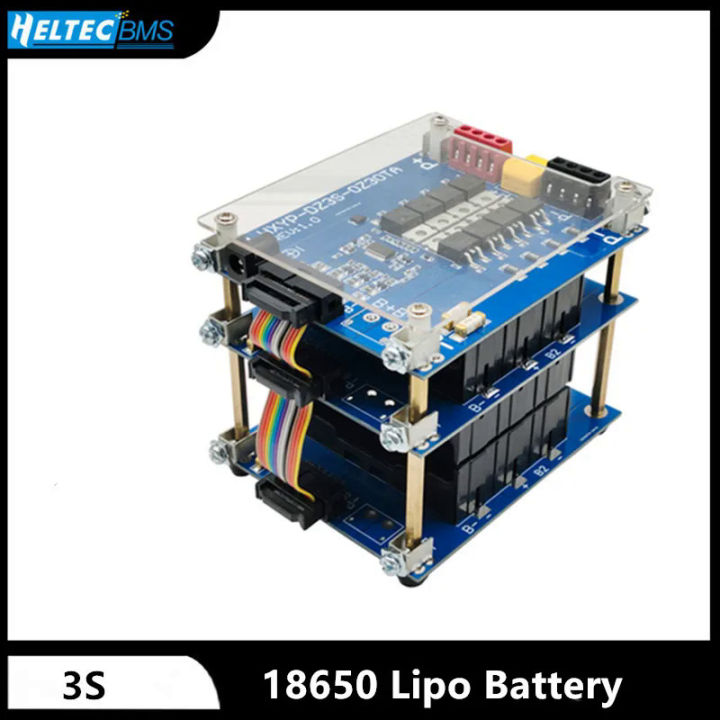 DIY 12V 3S Power Wall Battery Holder 18650 with 3S 30A BMS 3S1P 3S2P ...