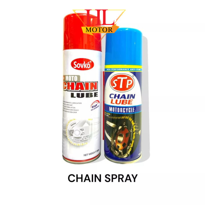 CHAIN SPRAY (330ML) YAMALUBE HITEMP GREASE TOYO STP CHAIN LUBE( JAPAN