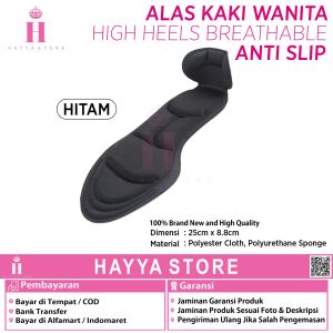 Alas Kaki Insole Sepatu Waniita 2Pcs In Sole Dalaman High Heels Tebal dan Empuk Untuk Bantalan