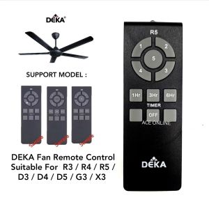 DEKA Fan Remote Control Suitable For R3 / R4 / R5 / D3 / D4 / D5 / G3 / X3