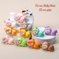 Set túi mù baby three 12 con giáp size lớn 5cm blind bag trang trí decor cho bé - Tiệm Nhà Sóc 2023. 