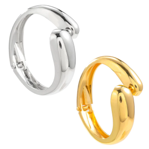 Hiện đại Waterdrop Vòng tay hở thời trang đeo tay Trọng lượng nhẹ phóng đại hợp kim Bangle trang phục dự tiệc