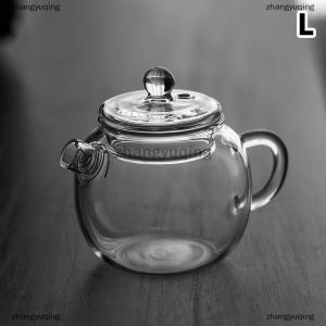 [COD] zhangyuqing 150ml 5oz Mini Clear Glass Teapot High Borosilicate For Hot Beverages Teapot For One Person Use Kung Fu Tea For Home Office Cafe