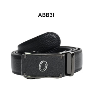 Automatic Leather Belt - Real Leather Ratchet Belt in 30mm or 3cm width - Men Leather Belt with Auto Lock Buckle - TRACK BELT - Auto Lock Black Belt Oxhide-HPOX