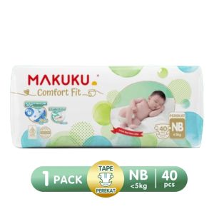 Makuku Comfort Fit Diapers Popok Sekali Pakai ComfortFit Newborn NB S M L XL XXL Mega Jumbo