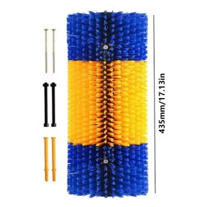 LUSIT 1Pcs Deep Massage Horse Grooming Brush 435mm Quick-Connect System Livestock Grooming Tool  Itch Relief Hair Removal Brush For Cow Horse Goat Sheep Cattle