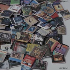 [COD] xiangshun 200pcs Miniatures Doll House Books Anxiety Bookshelf Accessories Mini Books Accessories For Decoration Dolls House Miniature
