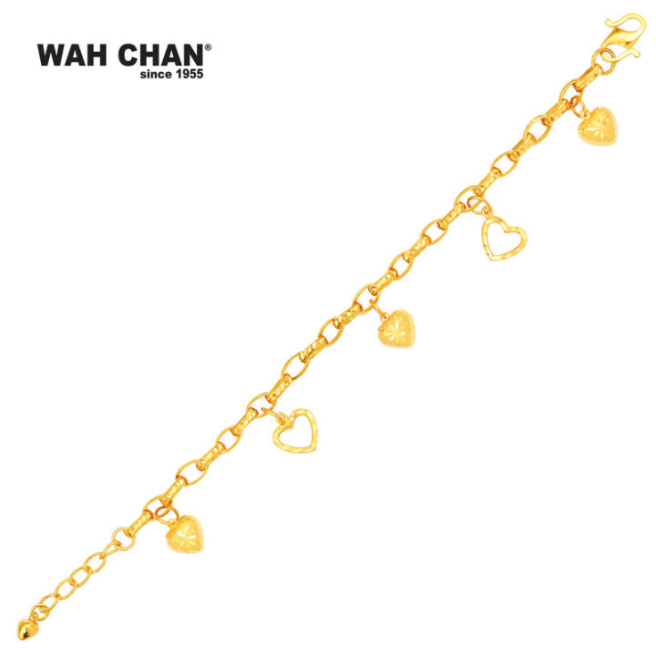 Wah chan gold bracelet price new arrivals